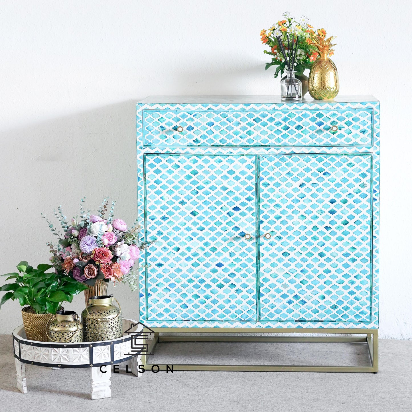 George Bone Inlay Cabinet