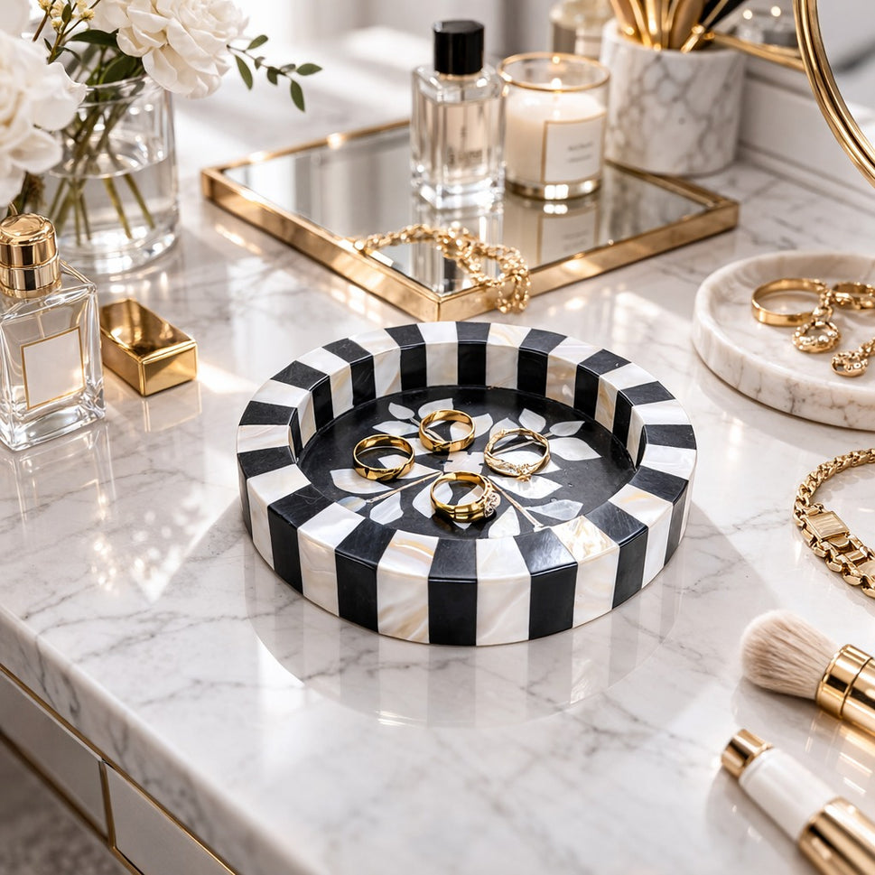 Voreen Mother of Pearl Inlay Tray