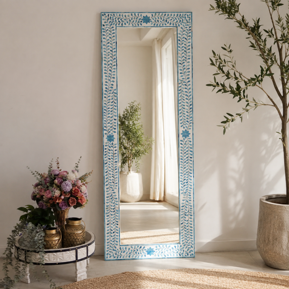 Vega Bone Inlay Mirror