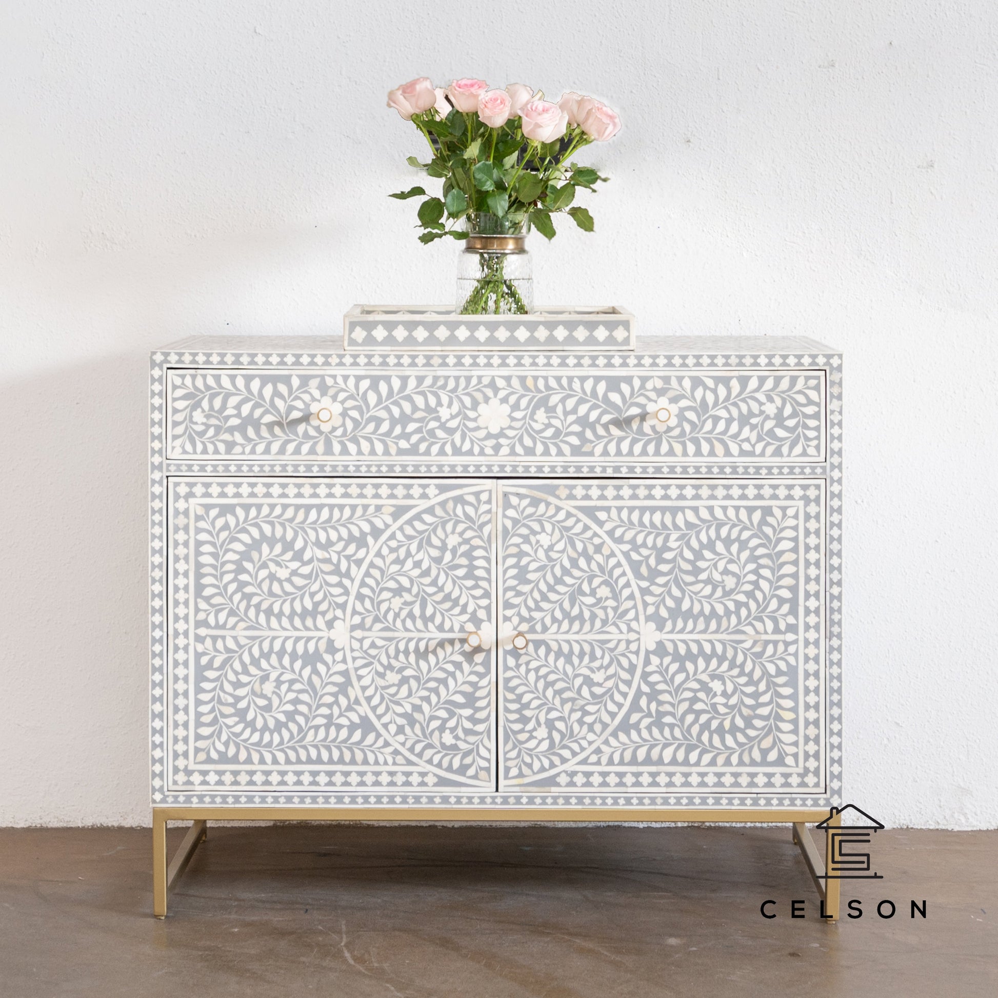 Lavie Bone Inlay Chest