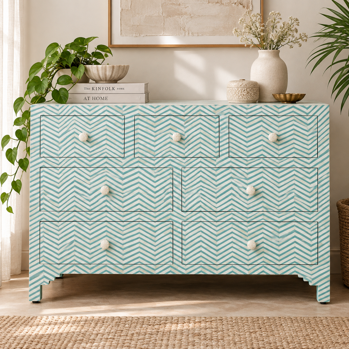 Kaiel Bone Inlay Dresser