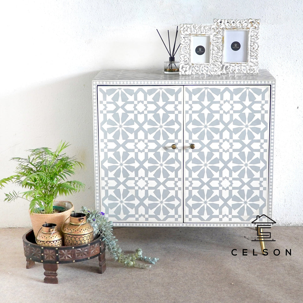 Robert Bone Inlay Cabinet