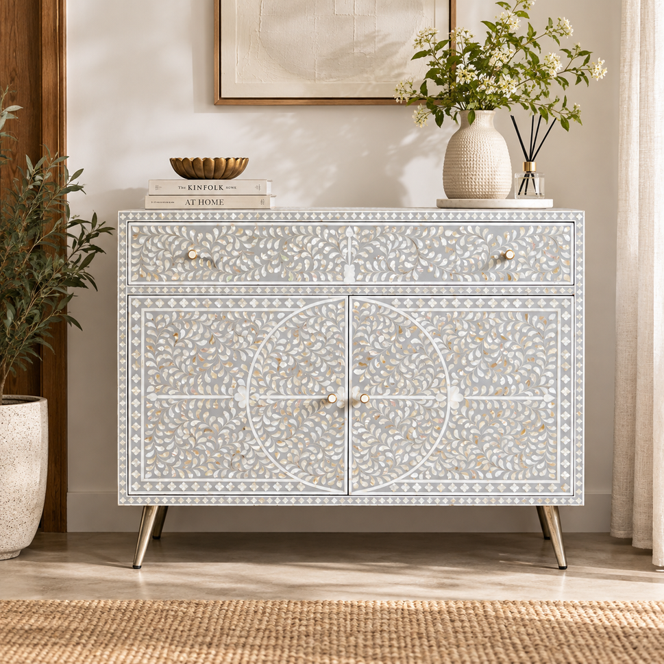 Hari Mother of Pearl inlay Cabinet