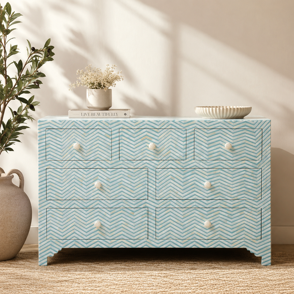 Kaiel Bone Inlay Dresser