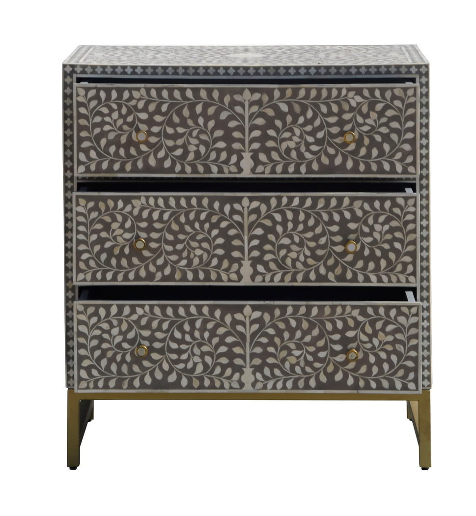 Harper Bone Inlay Chest of Drawer