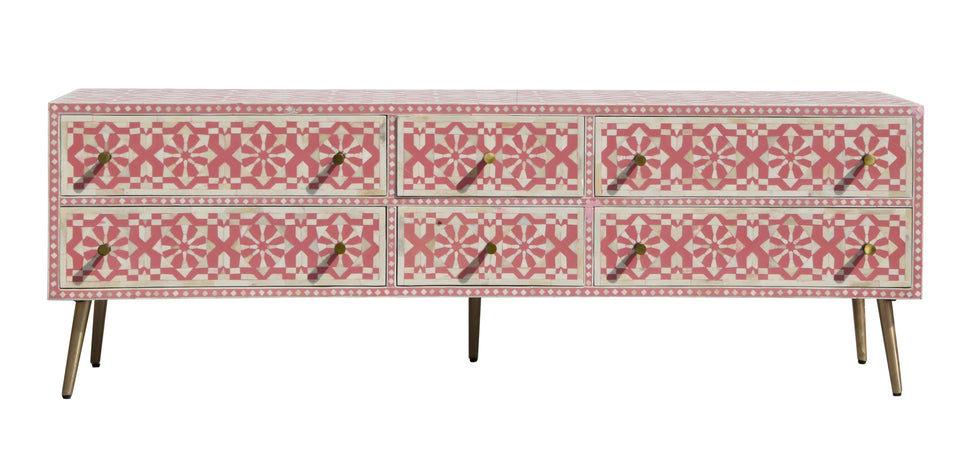 Linda Bone Inlay TV Cabinet