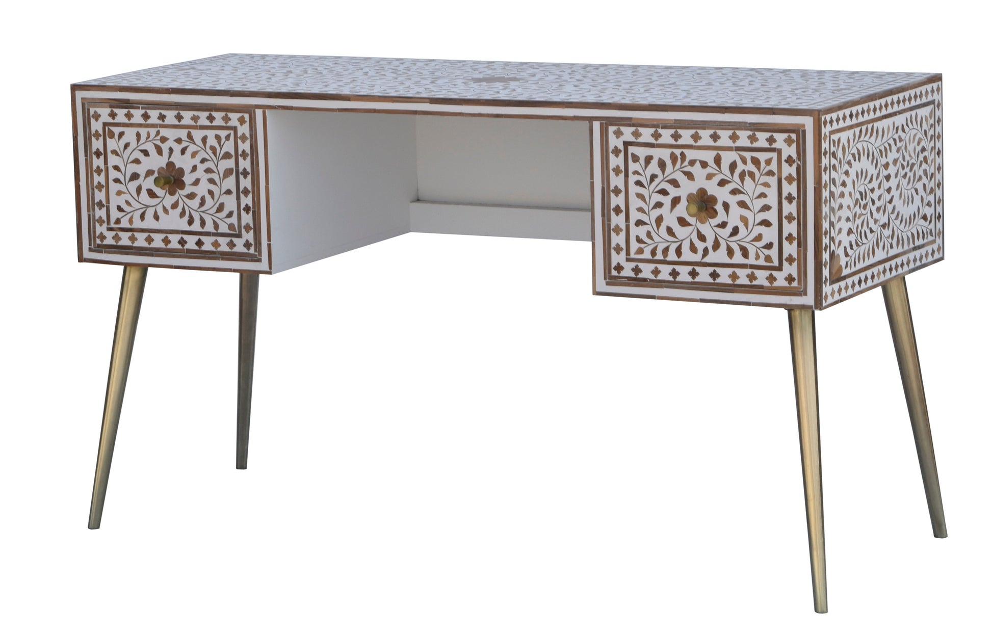 Sarah Hand Carved Wooden Study Table