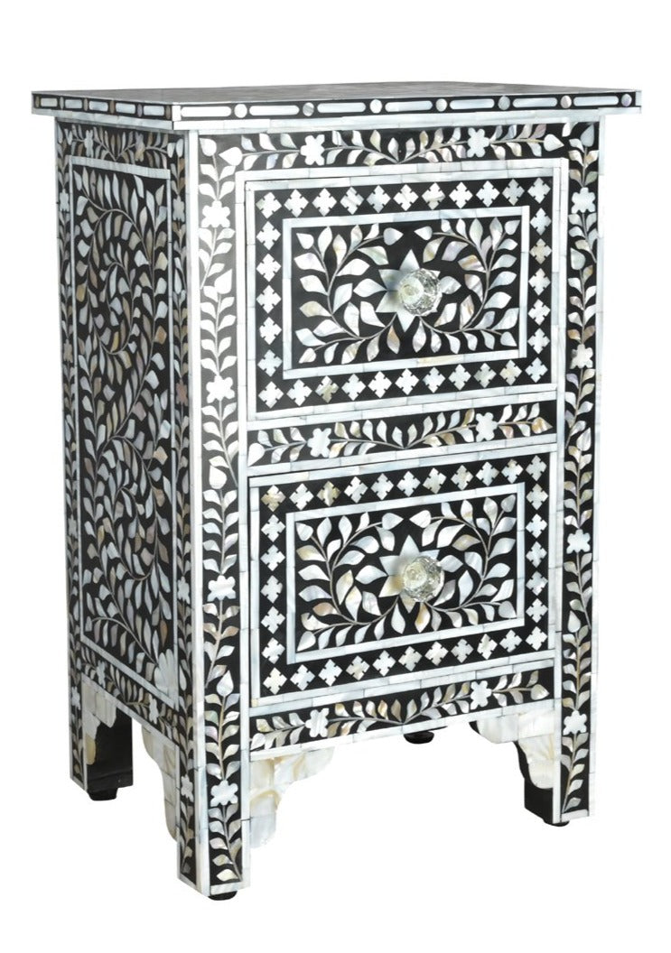 Josh Mother of Pearl Inlay Bedside
