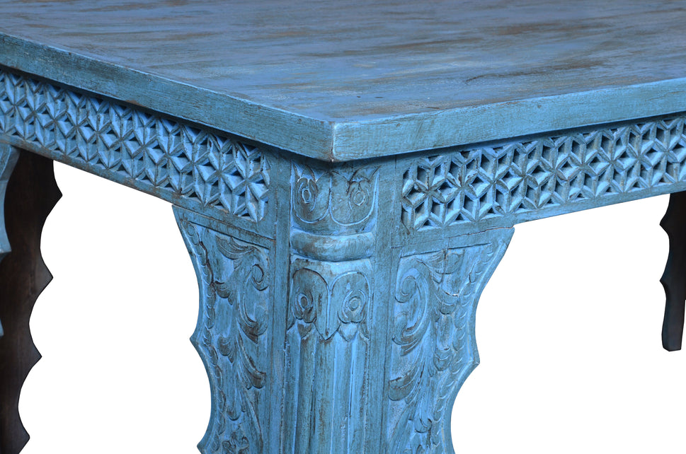 Harper Hand Carved Wooden Dinning Table