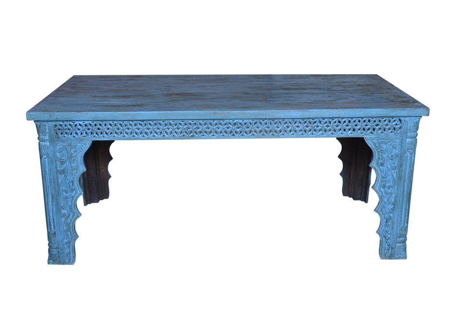 Harper Hand Carved Wooden Dinning Table