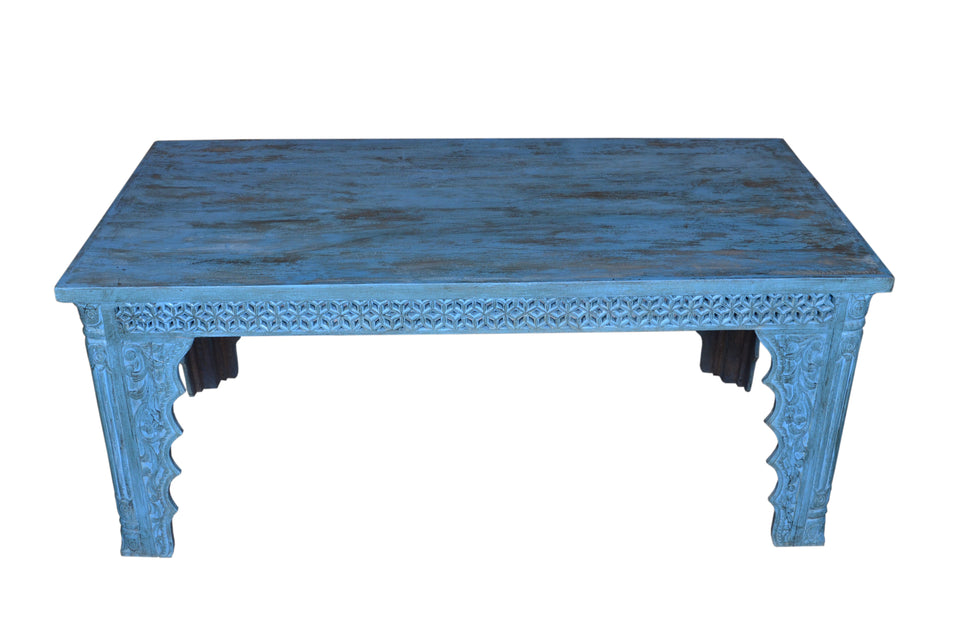 Harper Hand Carved Wooden Dinning Table