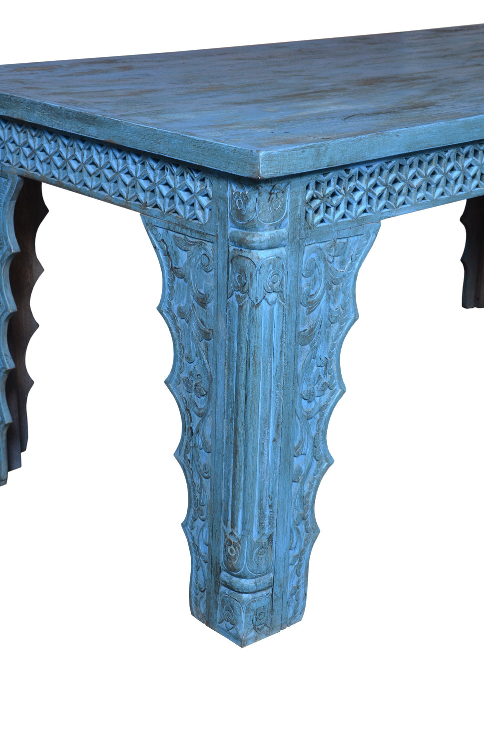 Harper Hand Carved Wooden Dinning Table