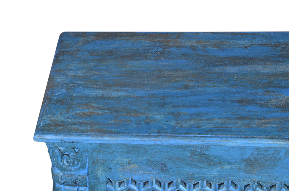 Harper Hand Carved Wooden Console Table