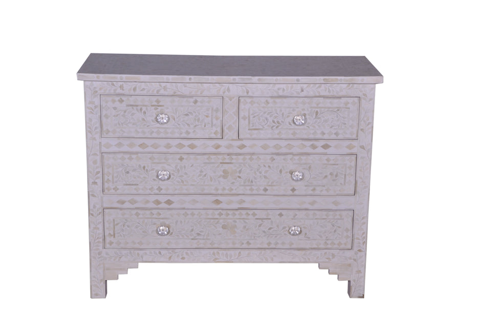 Bridget Bone Inlay Chest of Drawer