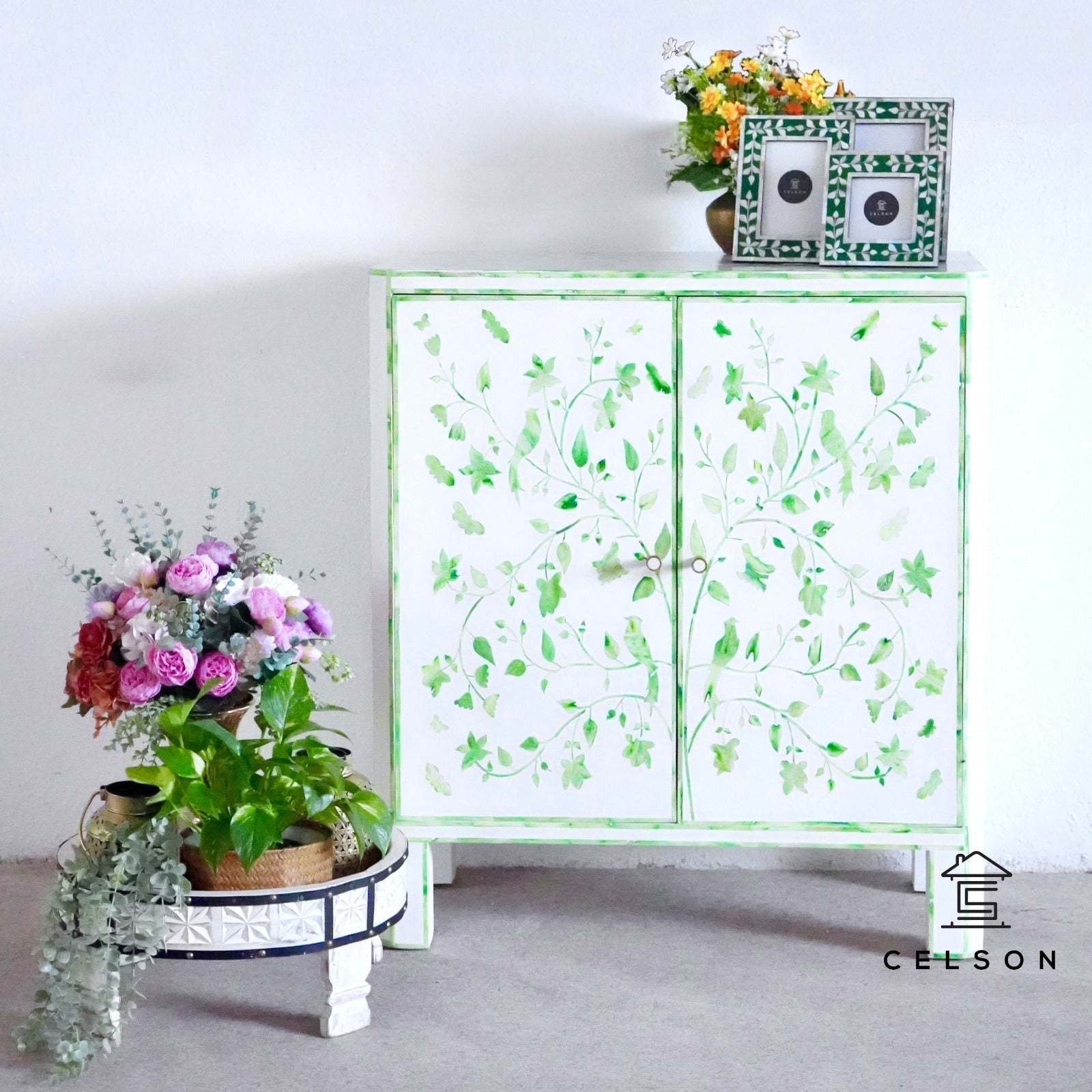 Chitra Bone Inlay Chest