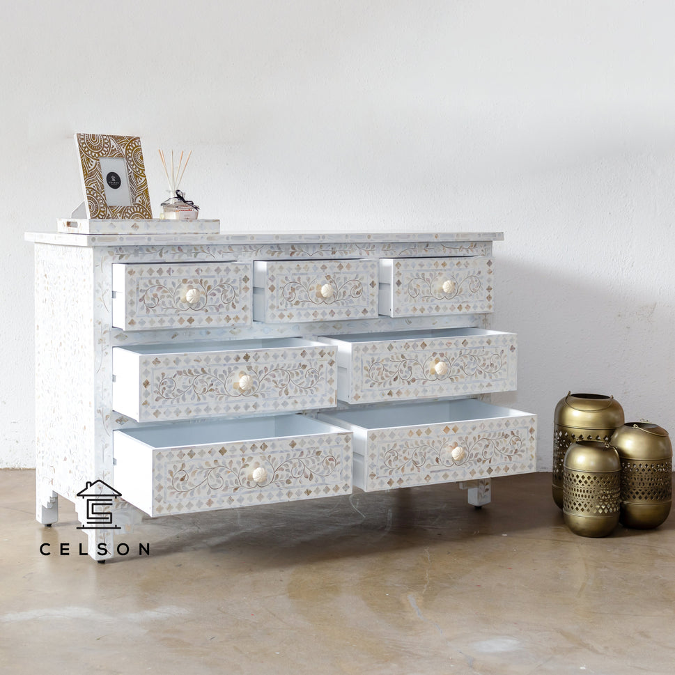 Shivam Mother of Pearl Inlay Dresser