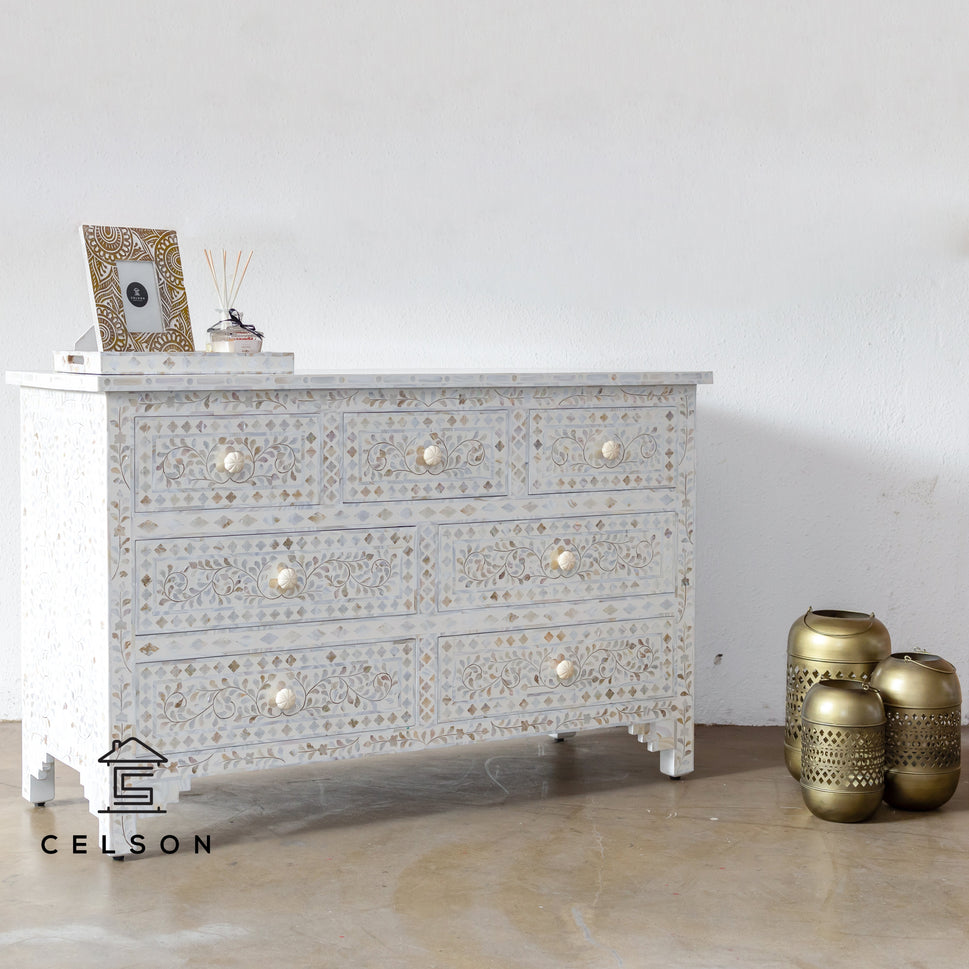 Shivam Mother of Pearl Inlay Dresser
