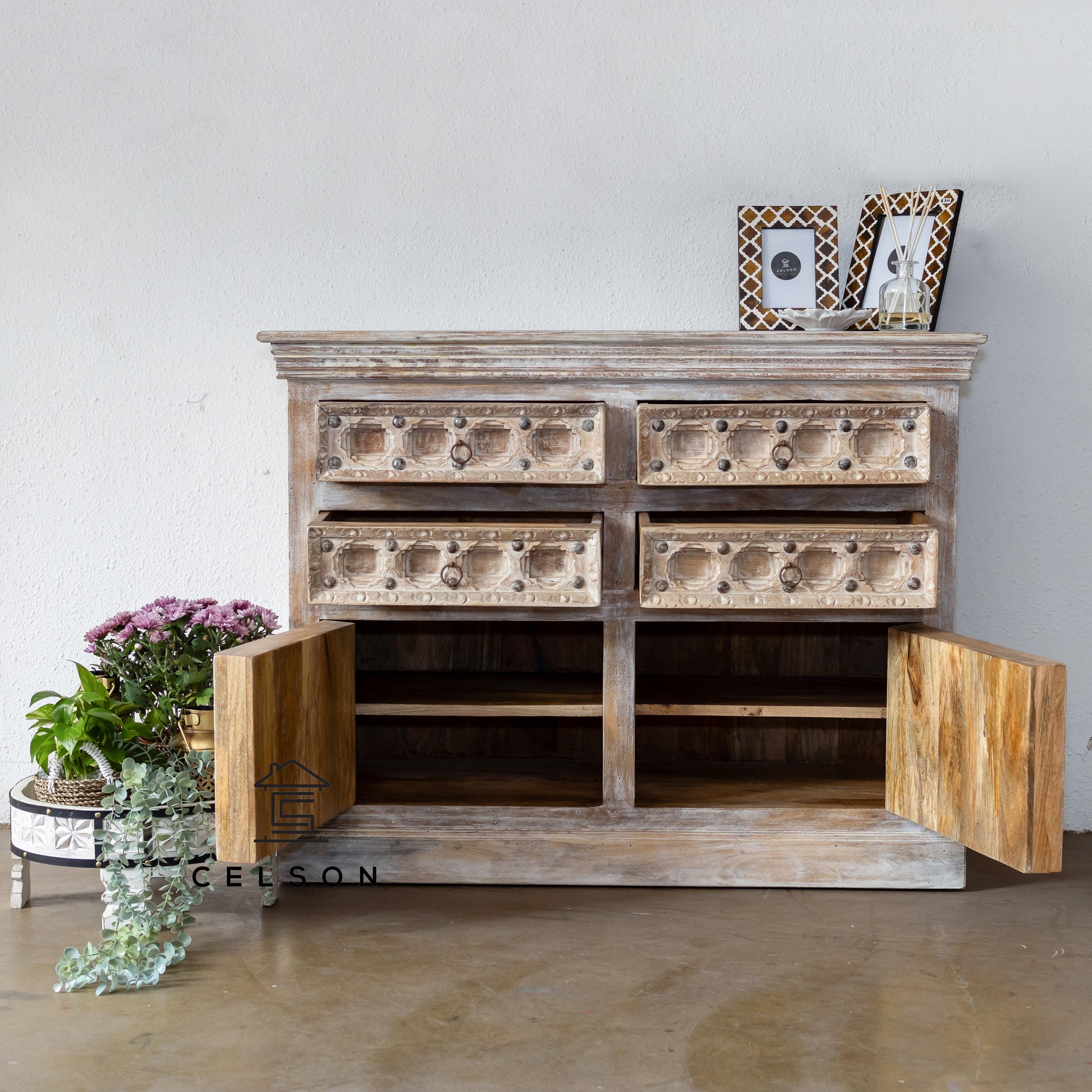 Ridhi Wooden Chest of Drawer
