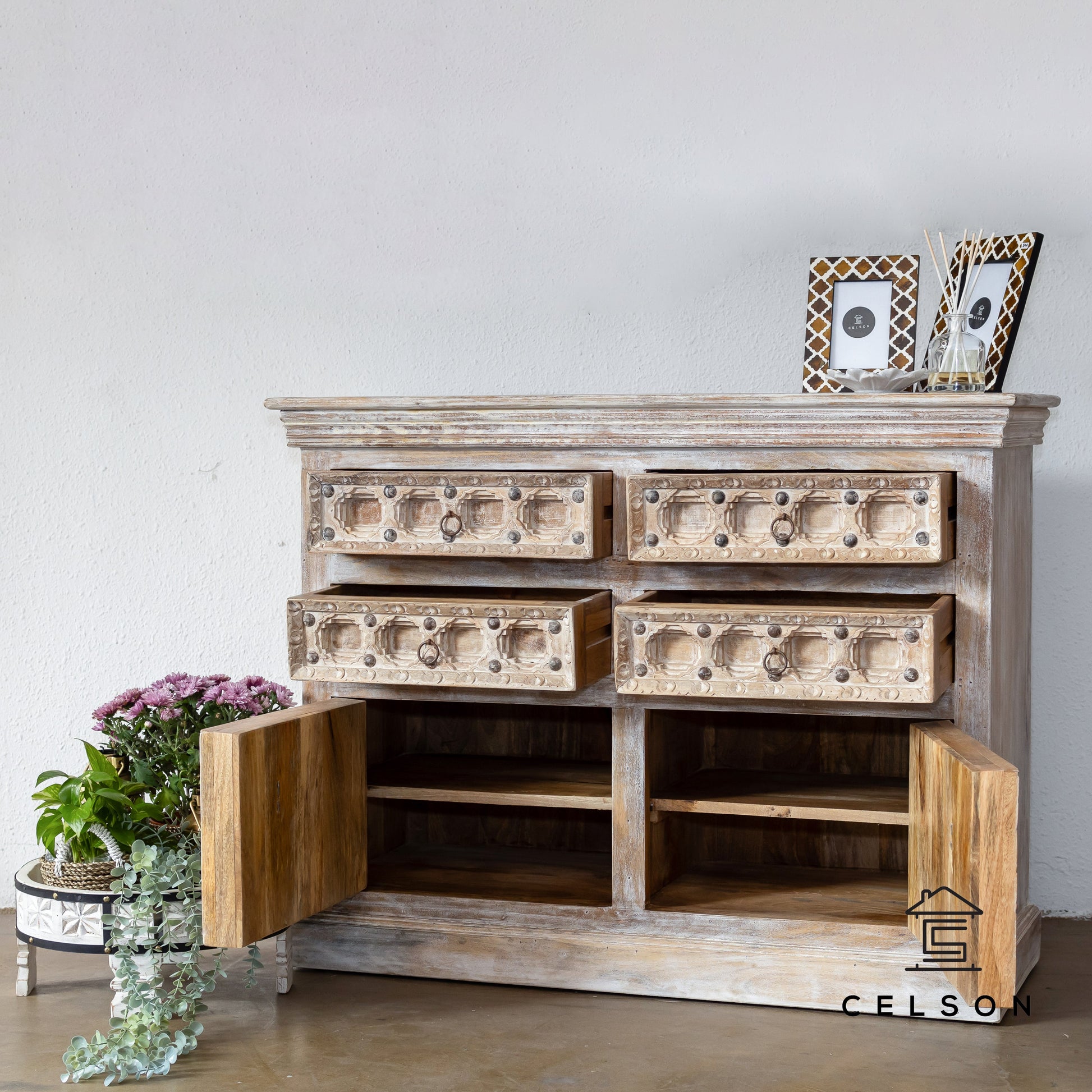 Ridhi Wooden Chest of Drawer