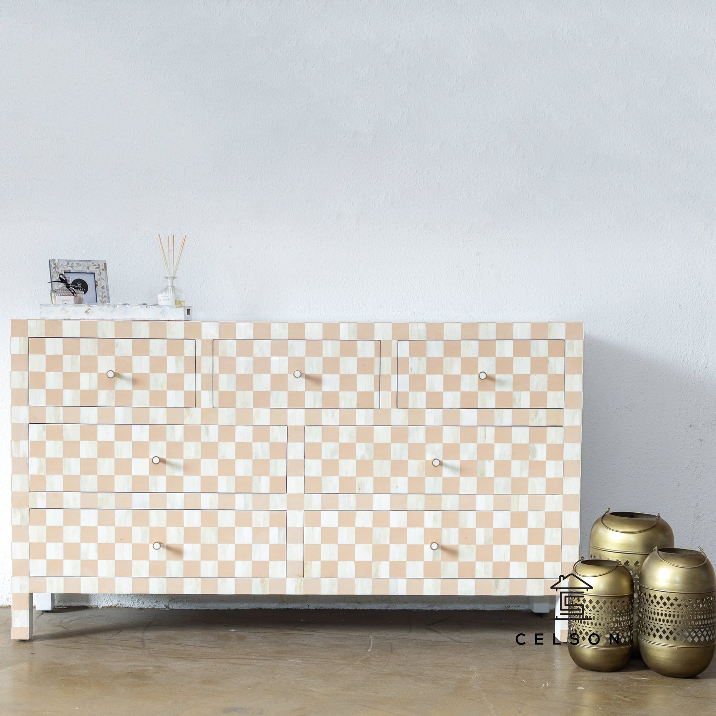 Panna Bone Inlay Dresser
