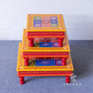 Switch Marie Hand Painted Wooden Stool 3 image