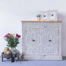Switch Paanki Carved Wooden Cabinet 3 image