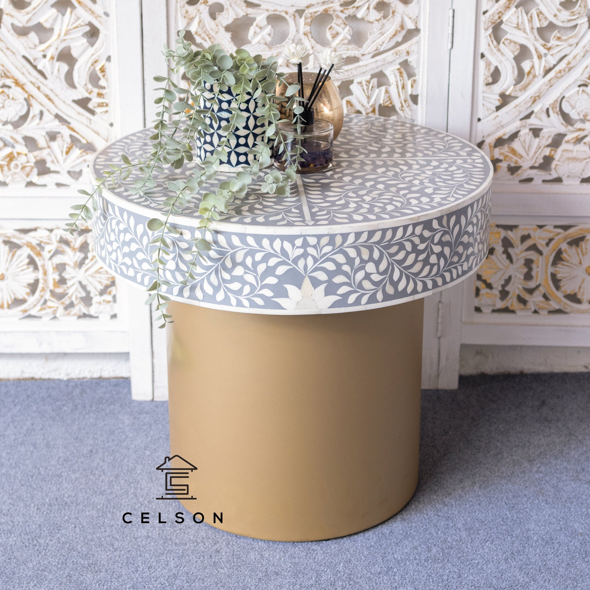 Theo Inlaid Coffee Table