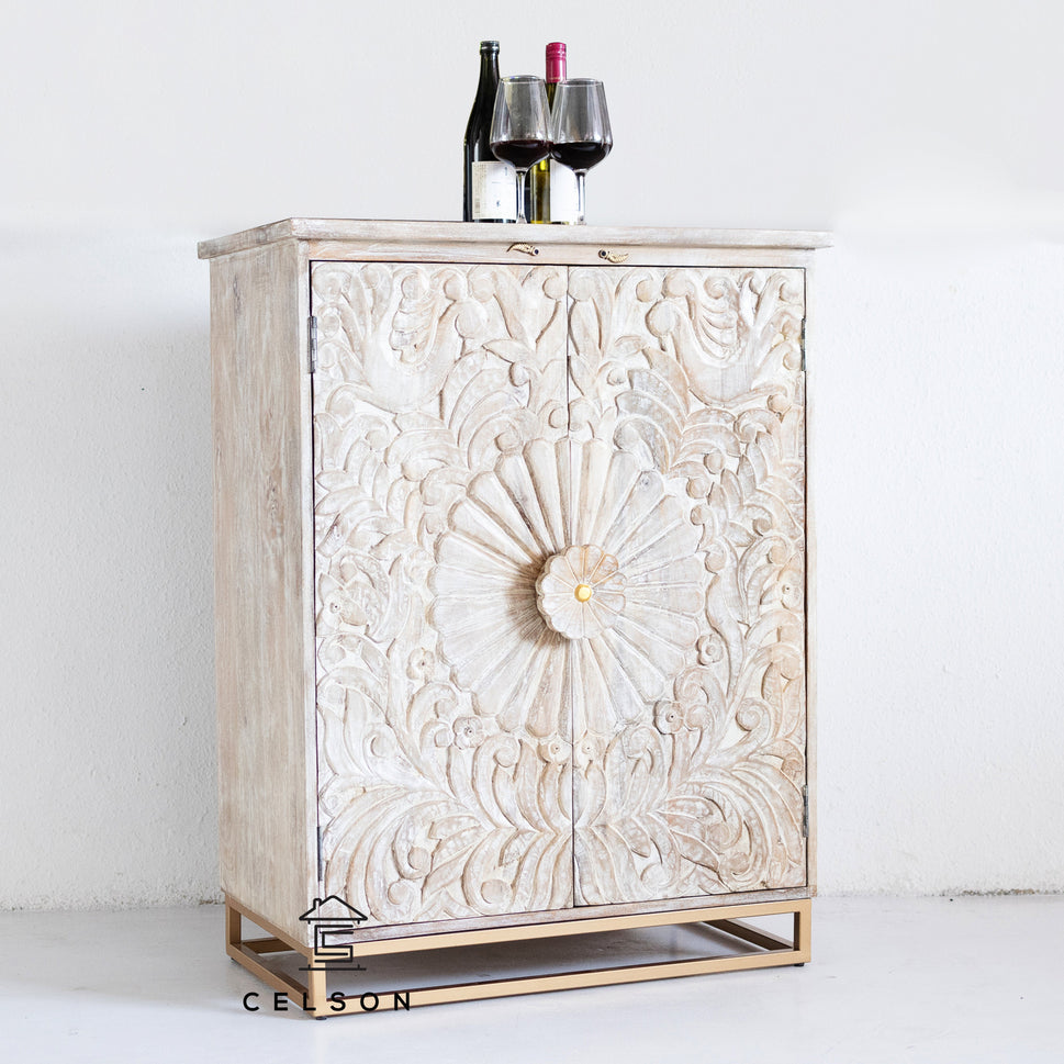 Albert Wooden Bar Cabinet