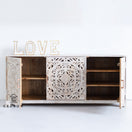 Switch David Wooden Carved TV Cabinet 3 image