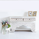 Switch Penny Hand Carved Wooden Console Table 2 image