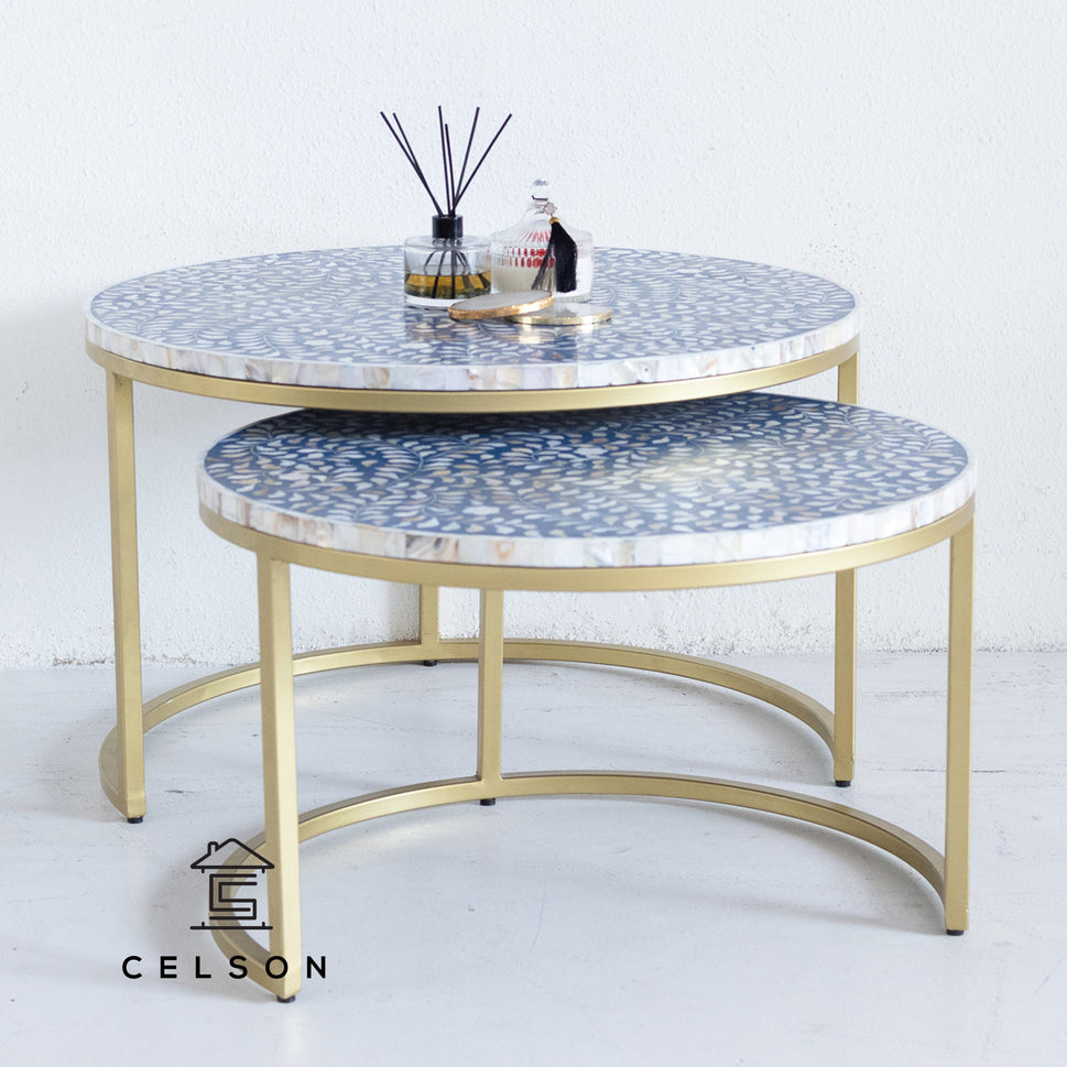 Nia Mother of Pearl Inlay Coffee Table