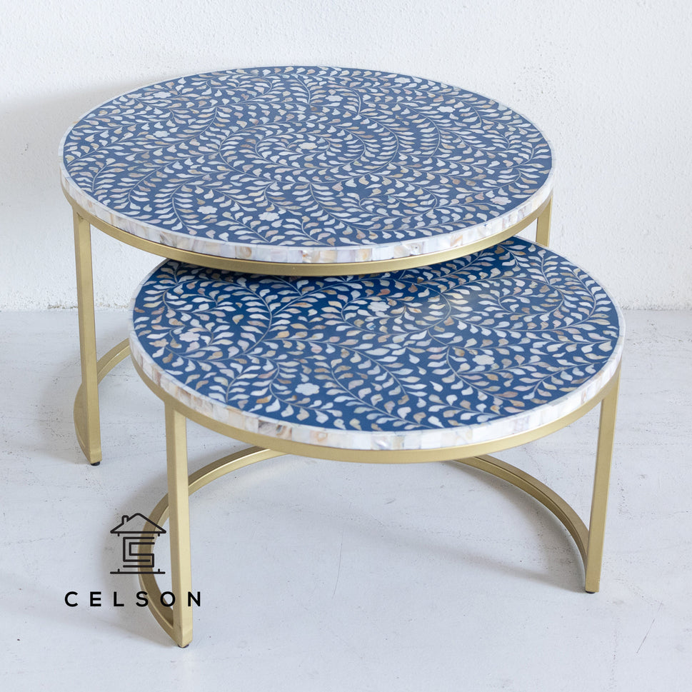 Nia Mother of Pearl Inlay Coffee Table