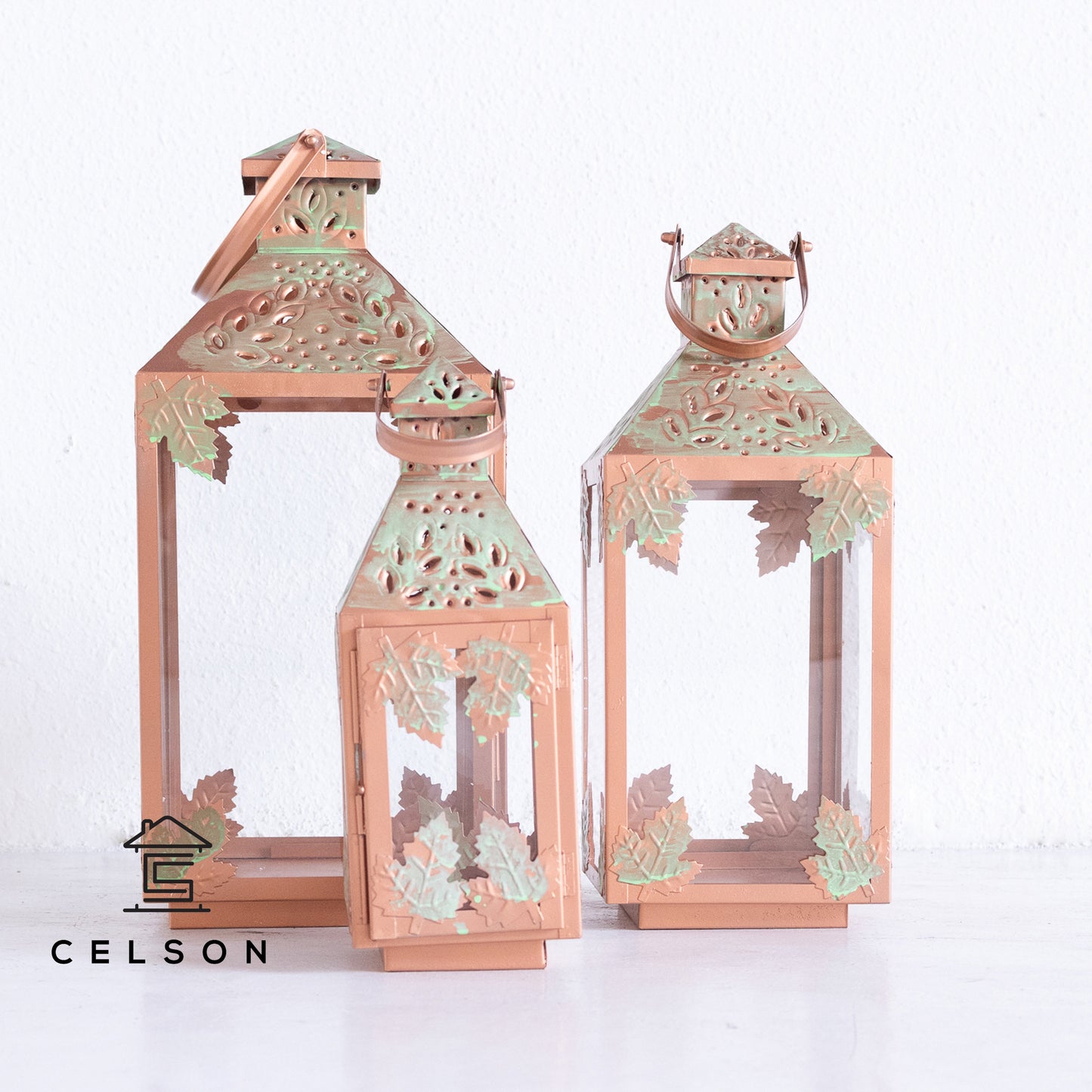 Lina Metal Lantern S/3