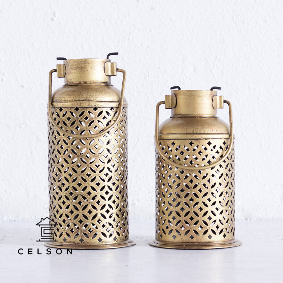 Peter Antique Brass Handcrafted Lantern