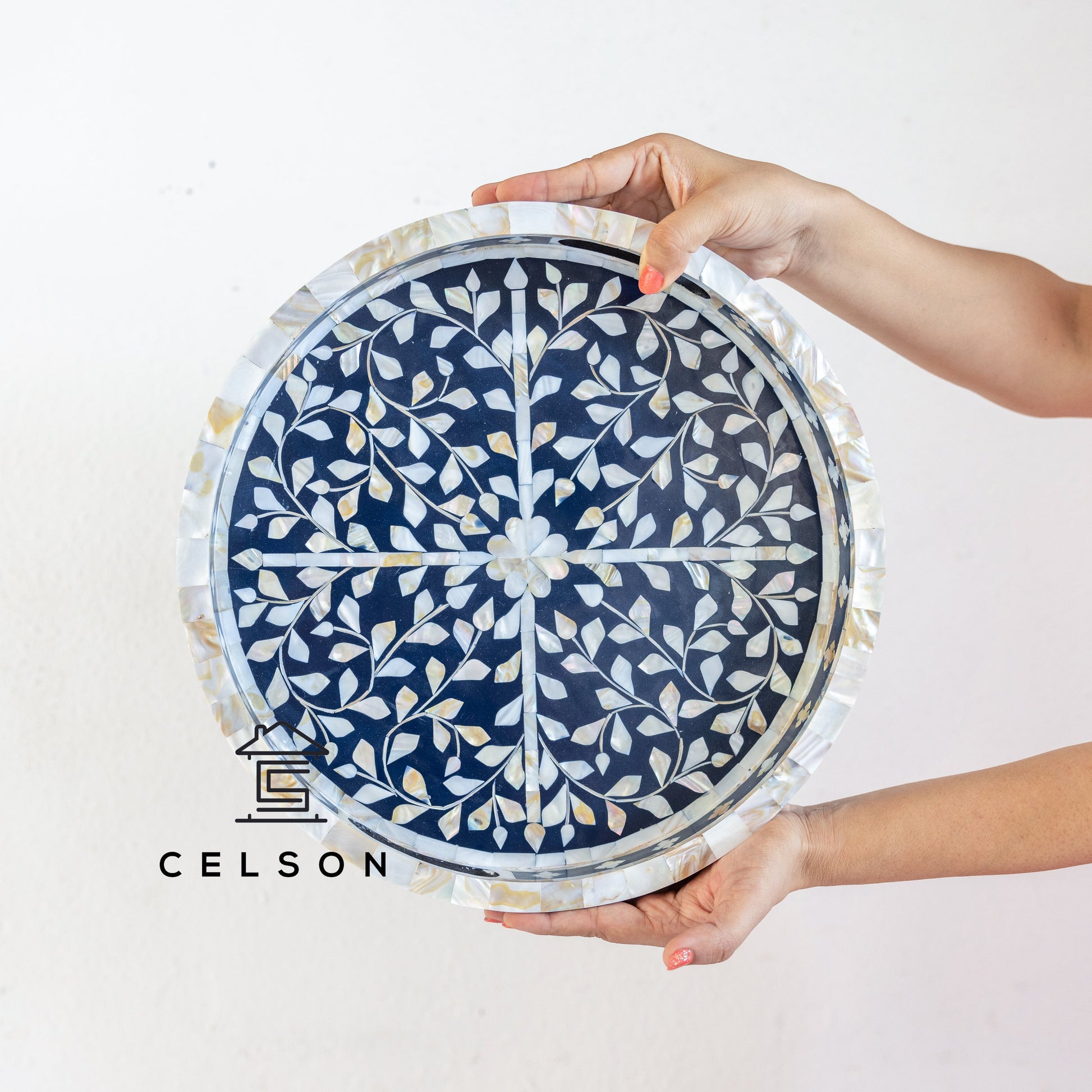 Carly Mother of Pearl Inlay Tray