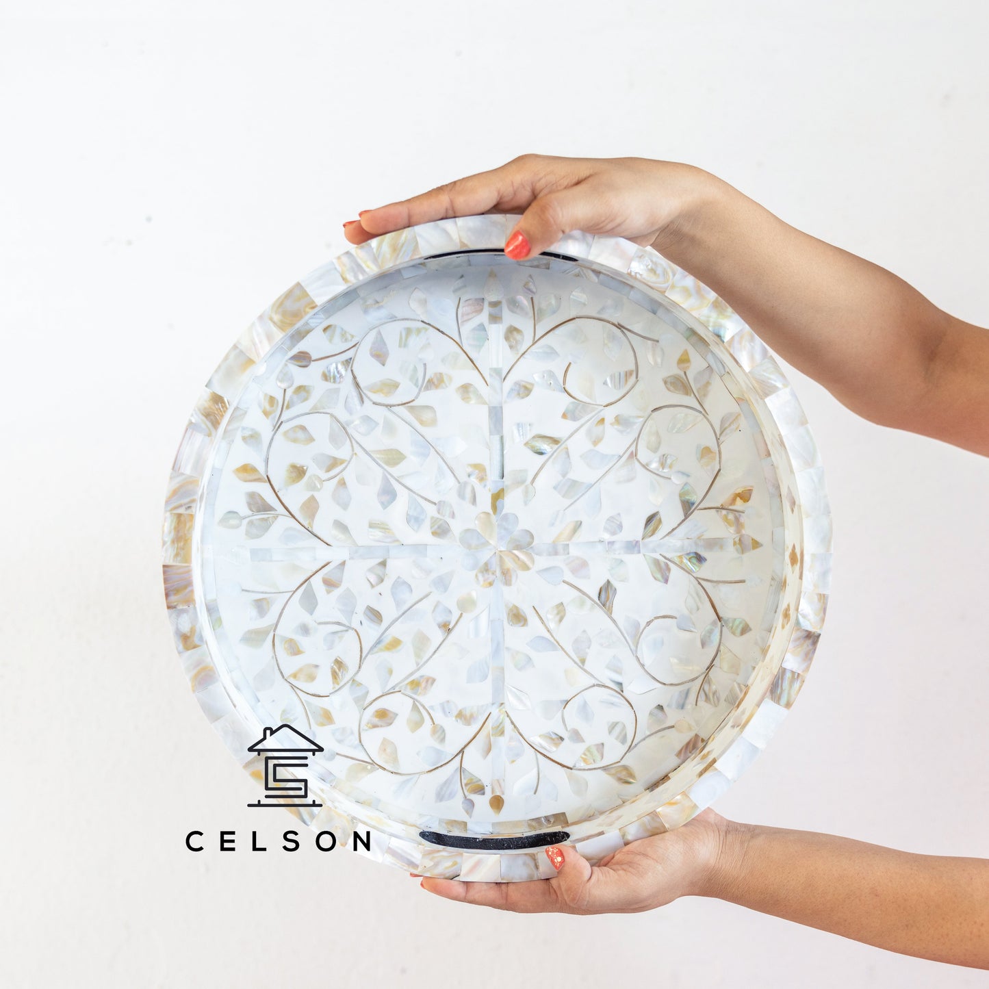 Lux Mother Of Pearl Inlay Tray