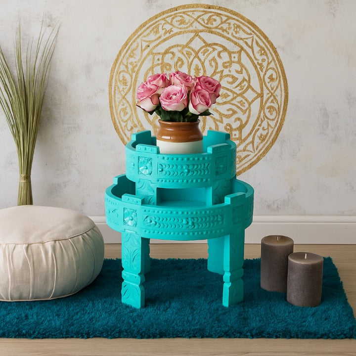 Williams Carved Chakki Table