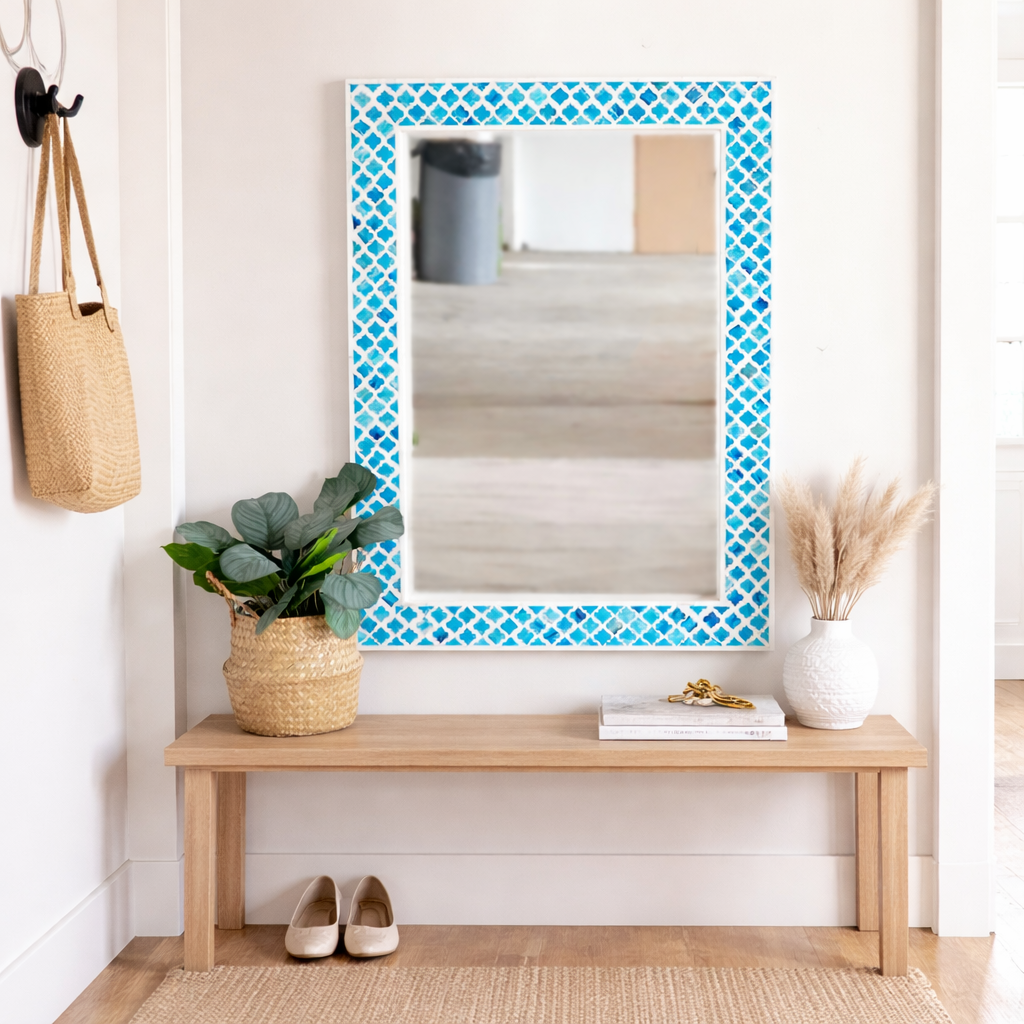 Rooby Bone Inlay Mirror