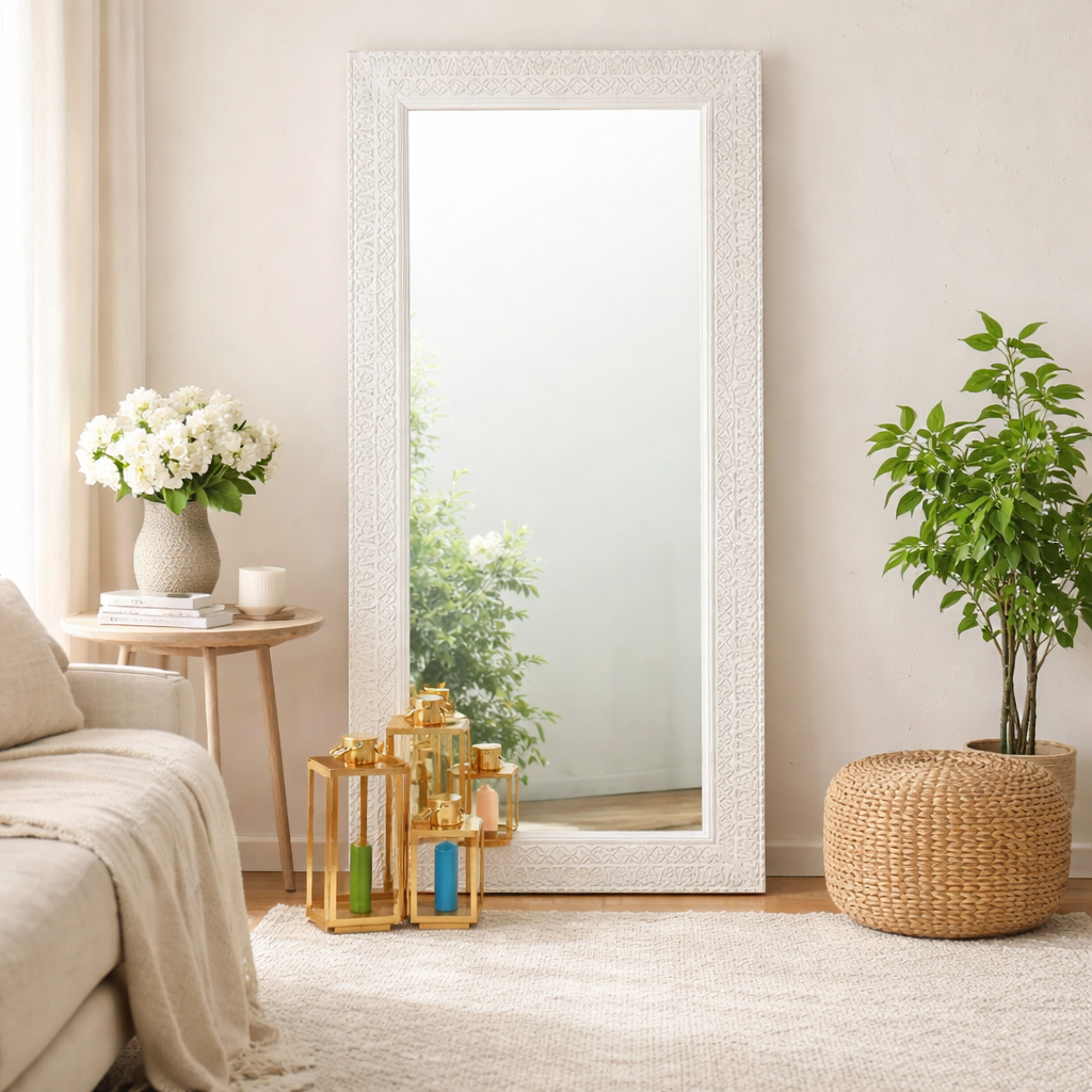 Riva Indian White Mirror