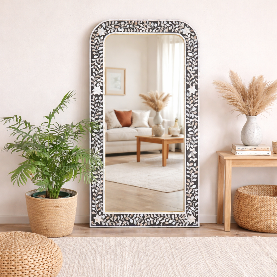 Audrey Mother of Pearl Inlay Mirror