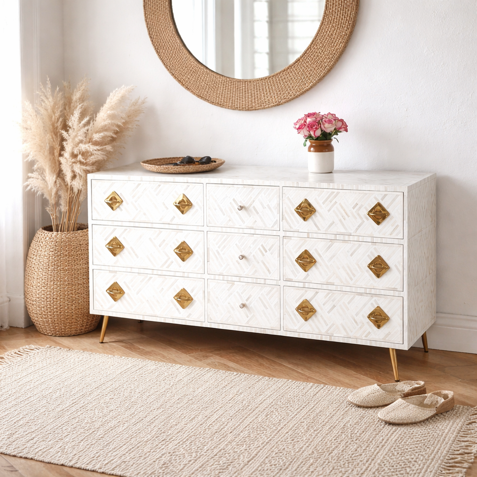 Ava Bone Inlay Dresser