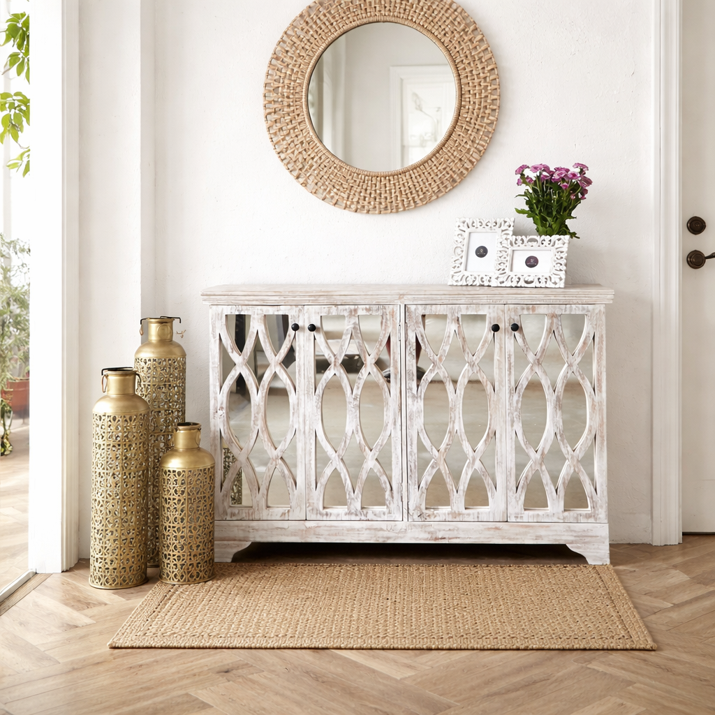 Zeona Hand Carved Sideboard