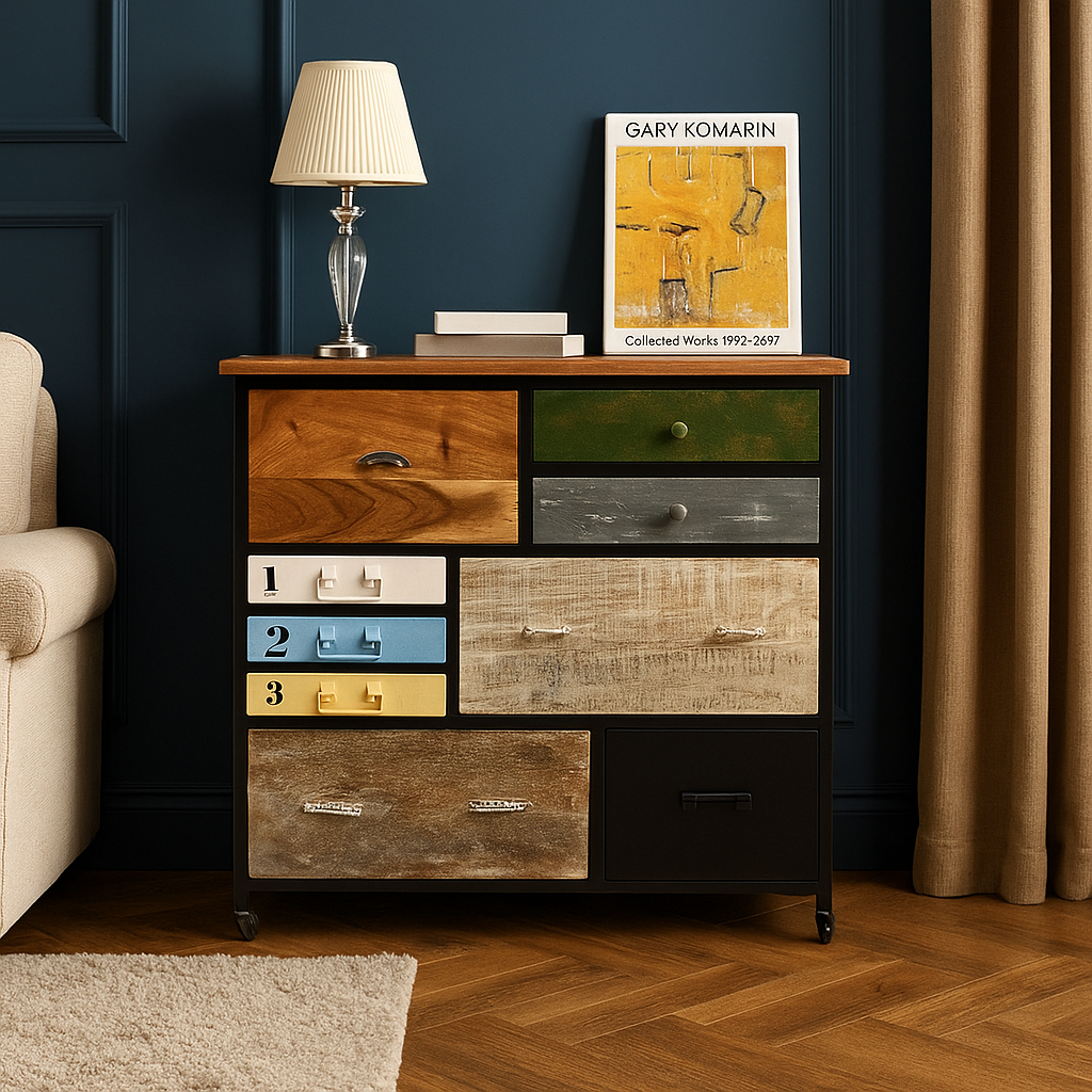 Oliver Carved Wooden Dresser