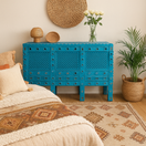 Switch Susan Hand Carved Wooden Console Table 2 image