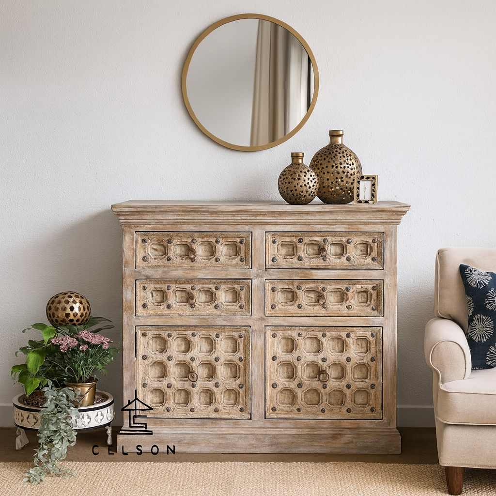 Ridhi Wooden Chest of Drawer