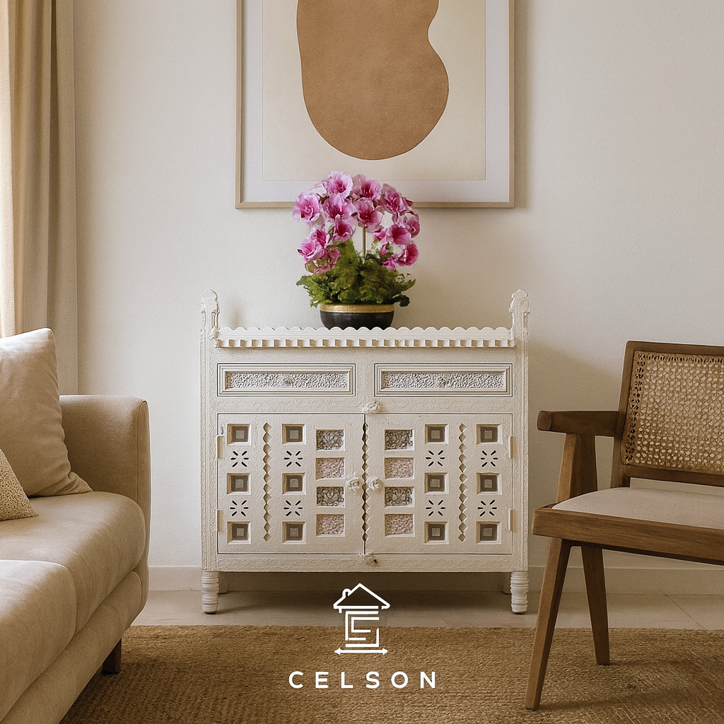 Andy Carved  Wooden Chest