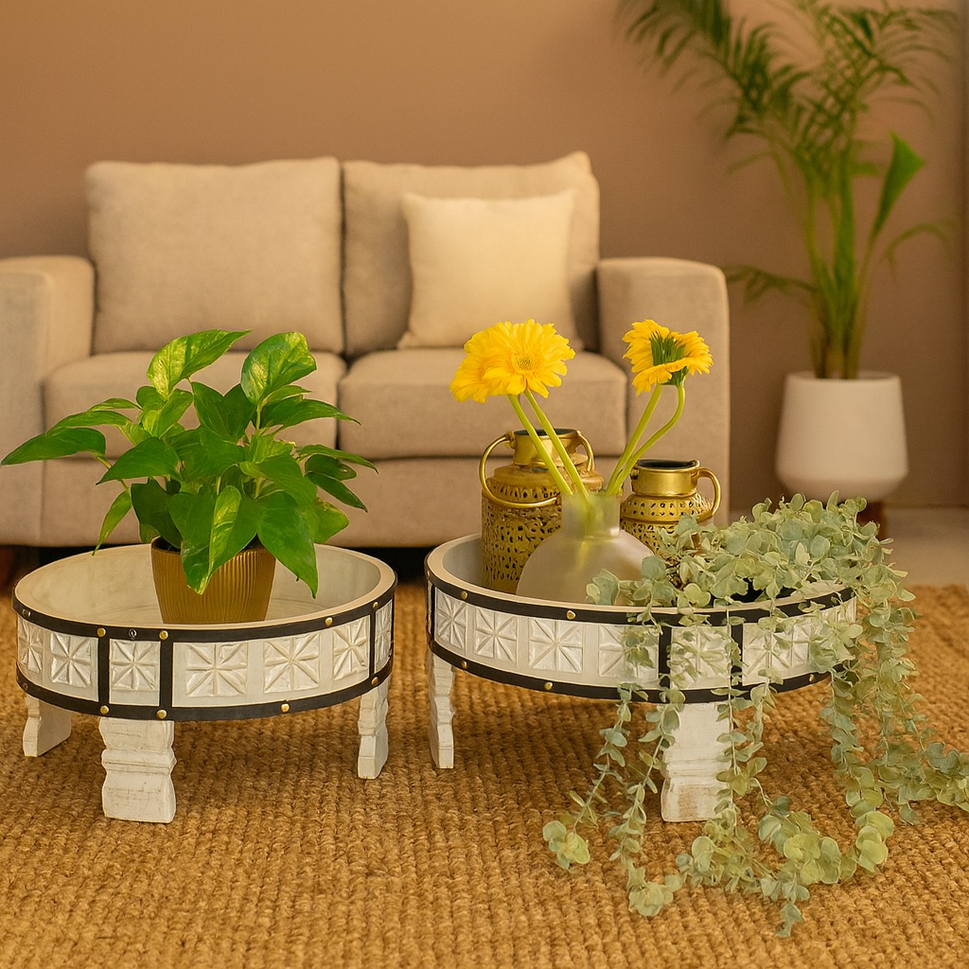 Claire Carved Chakki Table