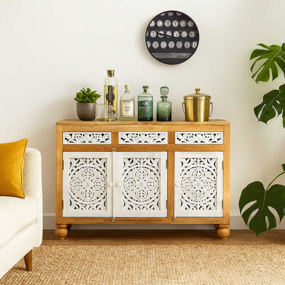 Diane Wooden Bar Cabinet