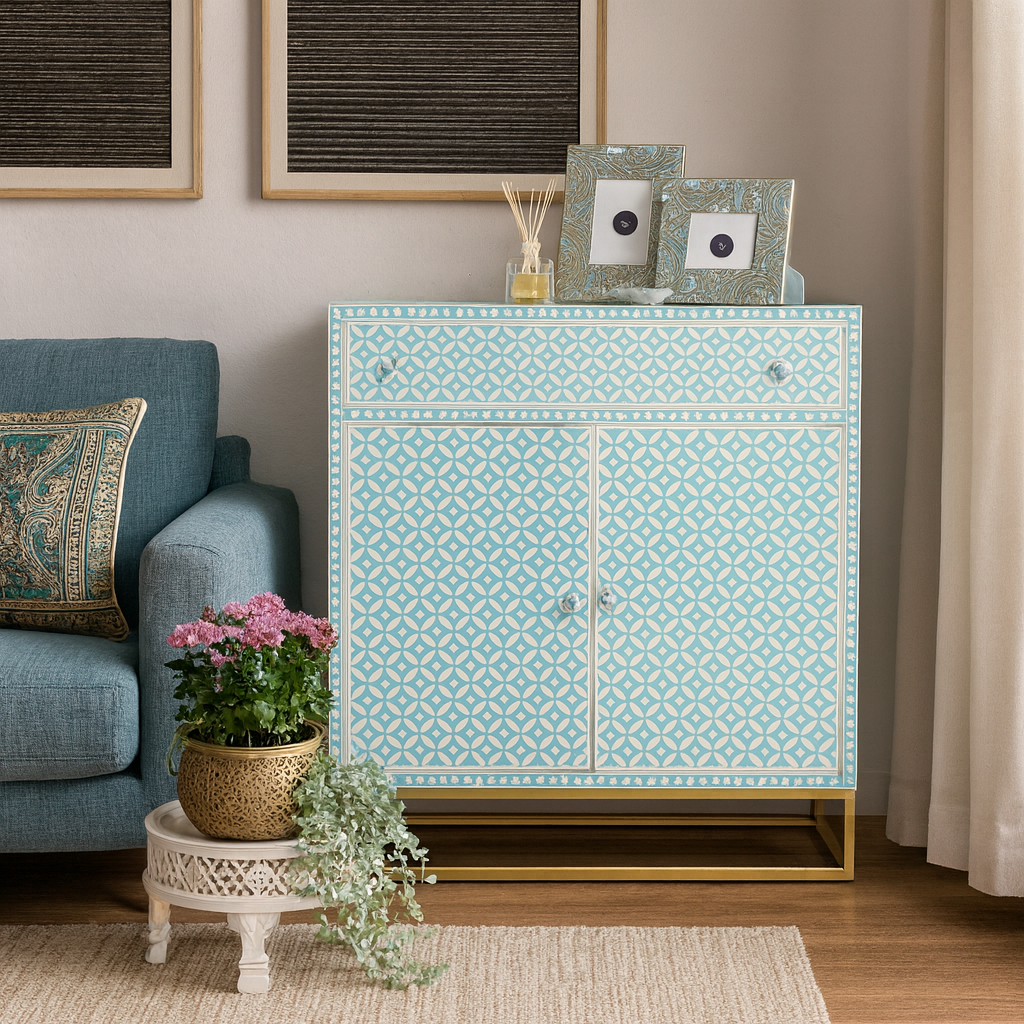 Max Bone Inlay Cabinet