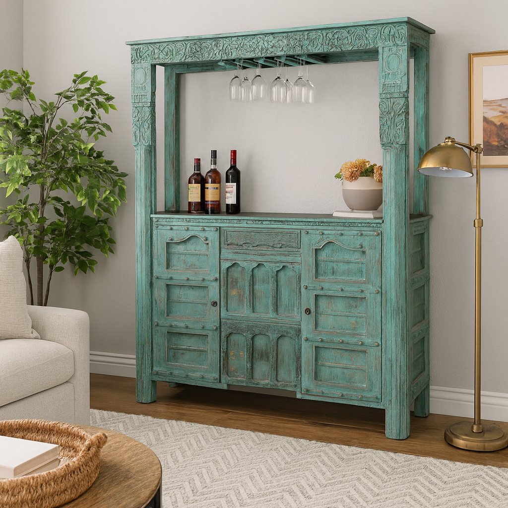 Carmen Wooden Bar counter